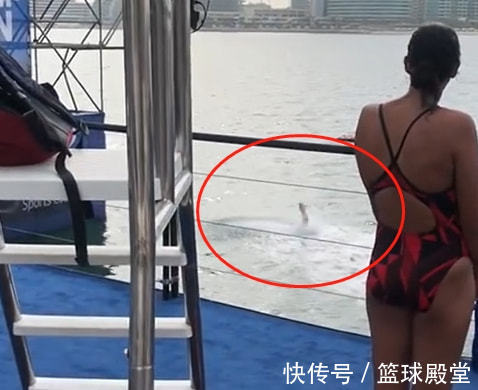 水花消失术|在海上跳又如何?全红婵再现水花消失术,引发场边人员欢呼