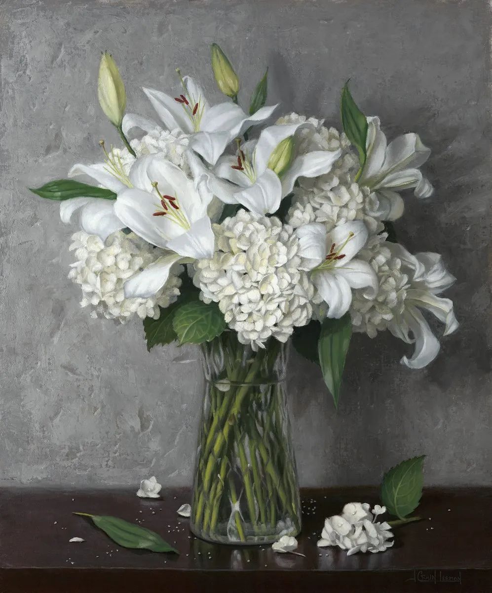 花卉|这位美国女艺术家笔下的花卉,魅力色彩,栩栩如生!