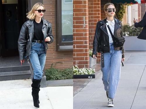 机车夹克不仅可盐，还能穿出女人味，5种搭配思路让你美出高度