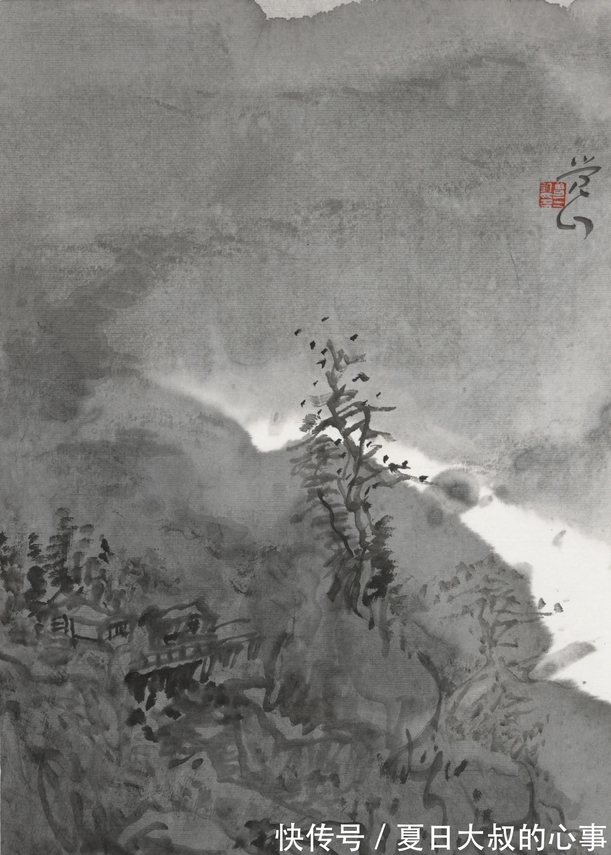 水墨山水画&似古不泥古|曾三凯水墨山水画