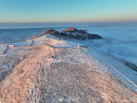 日出云海|雪后初霁 武功山邂逅日出云海