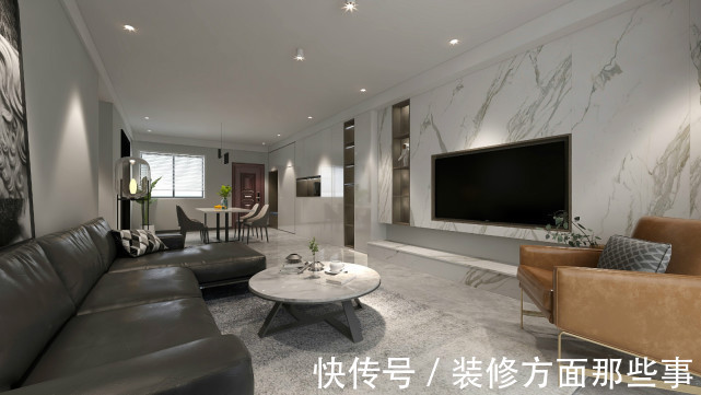 简约风|185平现代简约风四居室,室内空间朴素、大方,但其功能性强