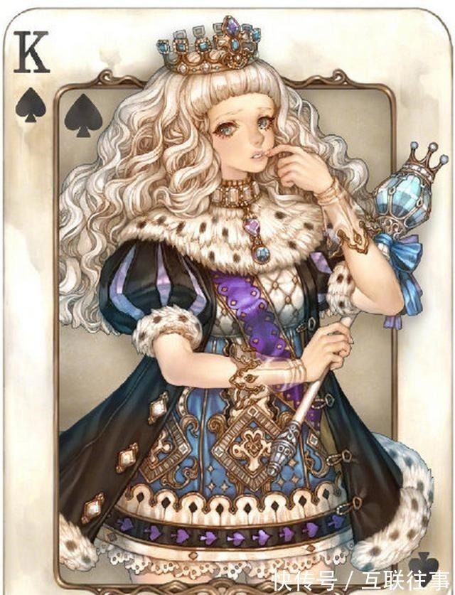 亨利七世|扑克牌变身为美少女,黑桃4有点“大”,红桃Q的衣服过于性感!