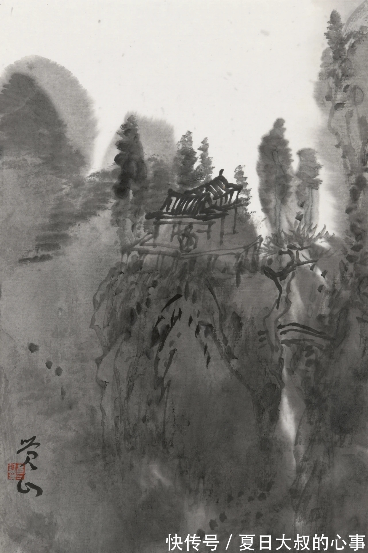 水墨山水画&似古不泥古｜曾三凯水墨山水画