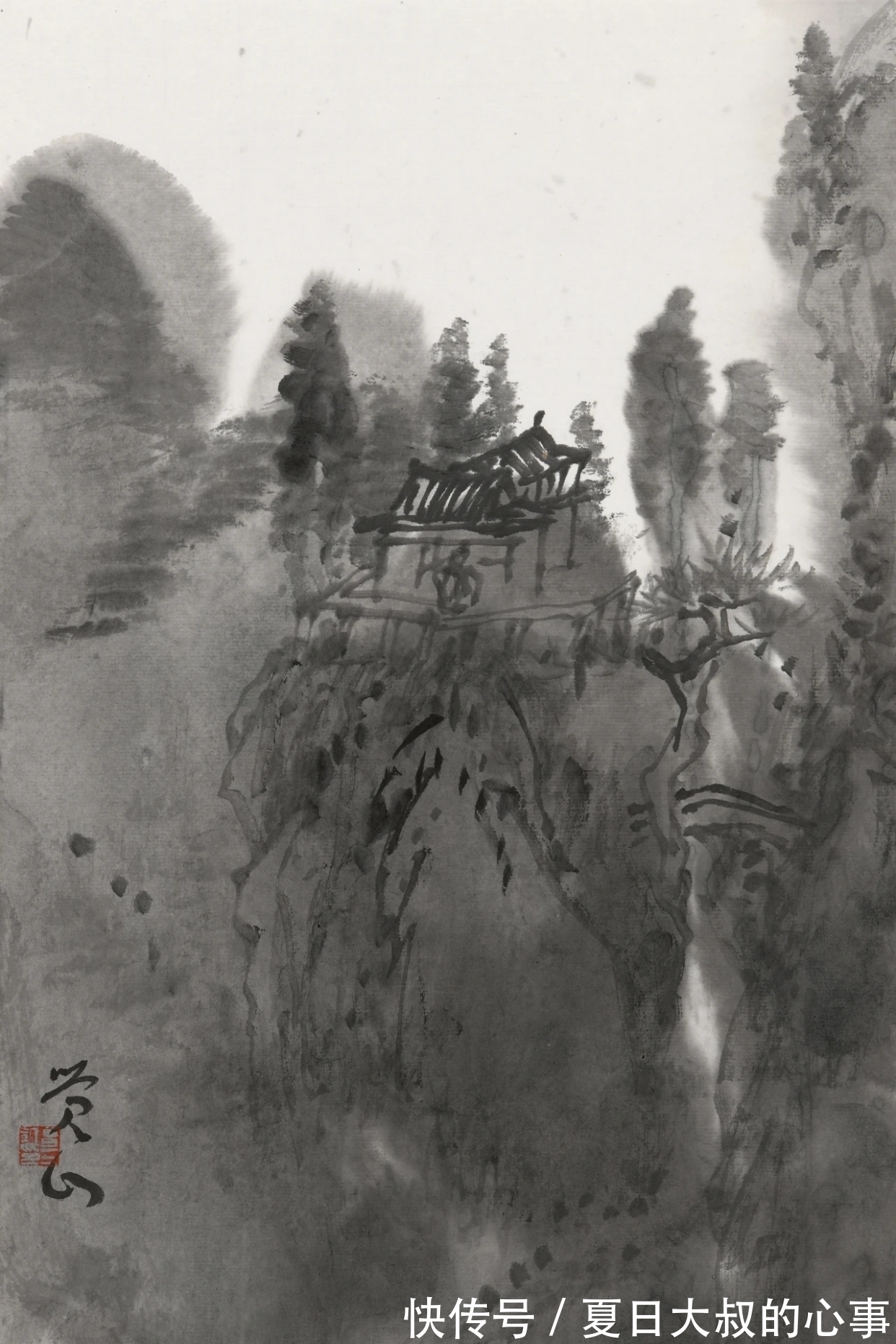 水墨山水画&似古不泥古|曾三凯水墨山水画