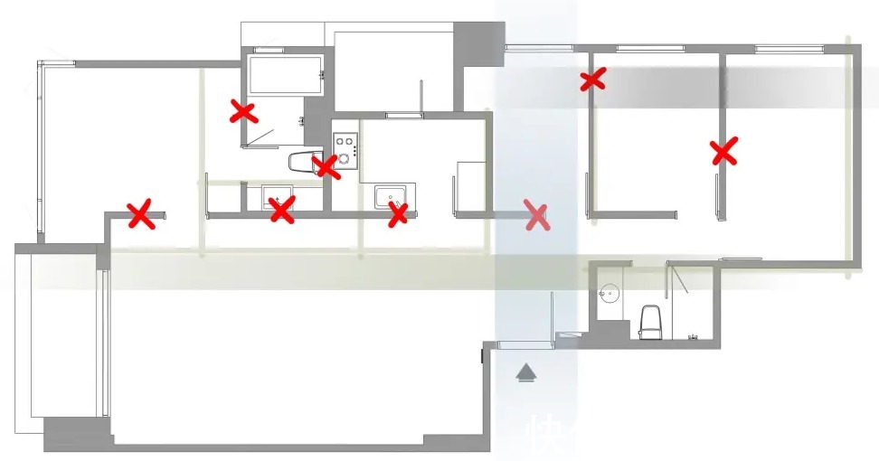 人造景观|云合设计——震惊!这房子真的只有不到100㎡?设计师也忒牛了!