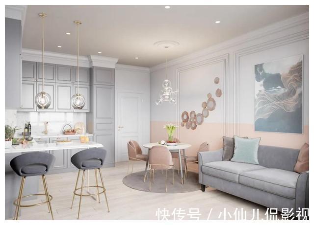 屋主|80㎡粉色美宅，仙气飘飘，还有独立衣帽间和大浴缸，令人羡慕！