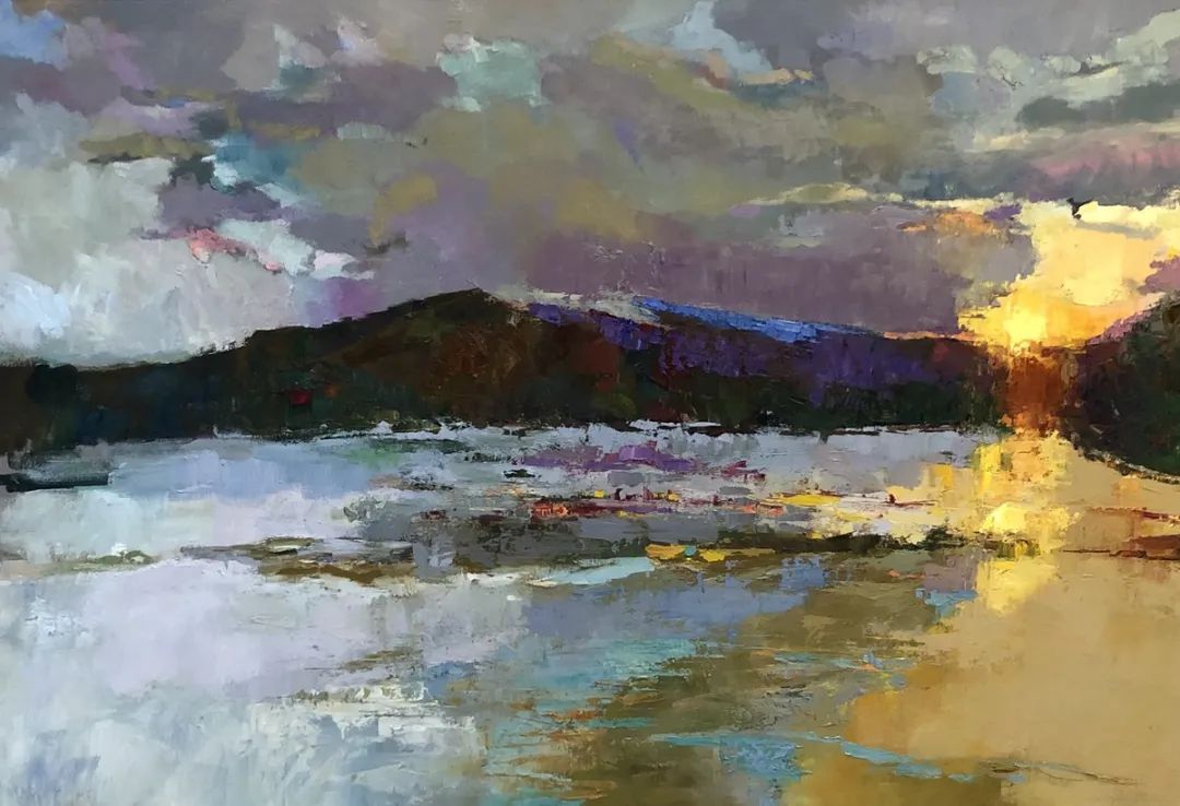 笔力独到，气势如虹，看看这二位的油画