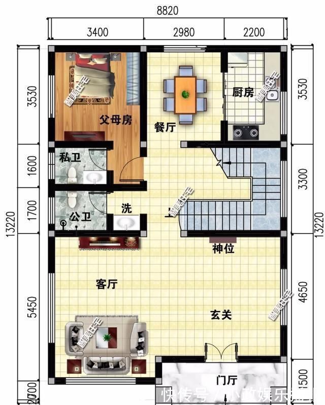 户型|宽8-9米左右的别墅，造价30万每栋，孝顺的子女都给爸妈建了