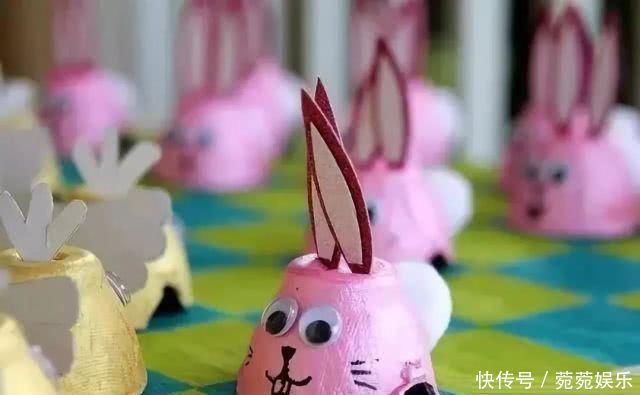 当妈妈“被迫”学会各种手工后,她就连蛋托都不放过了