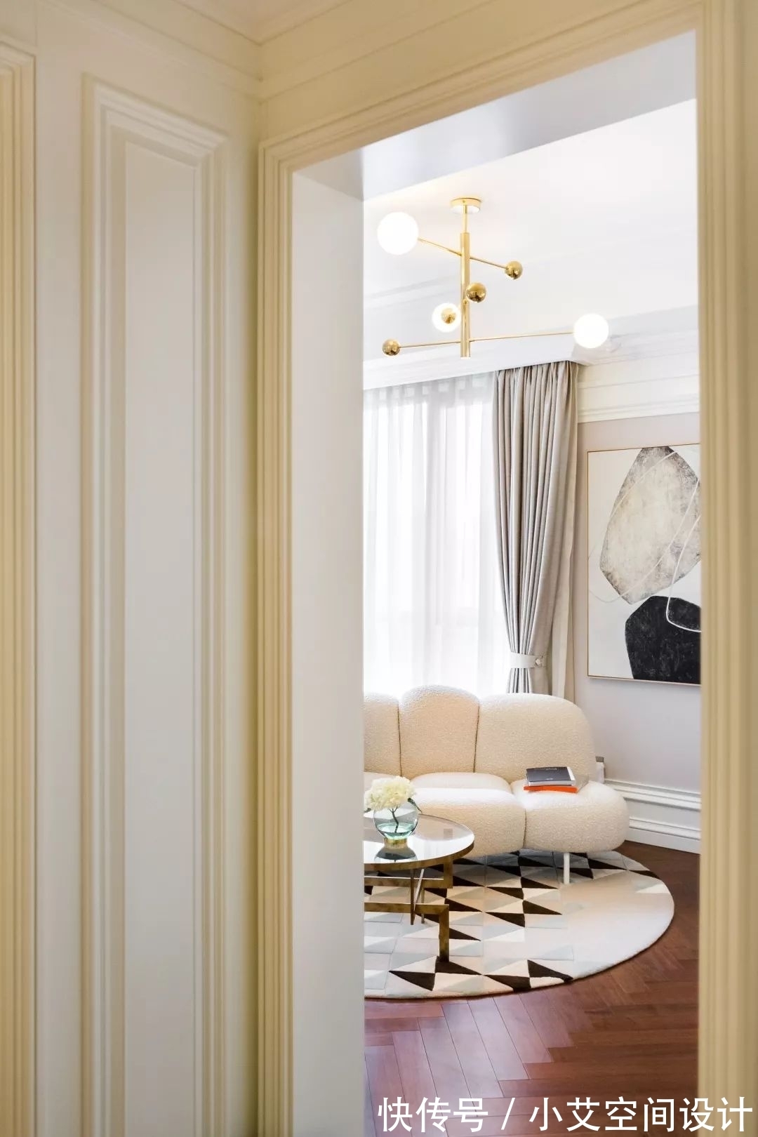精装|270㎡精装房软装设计,简洁、纯美的温馨轻法式风