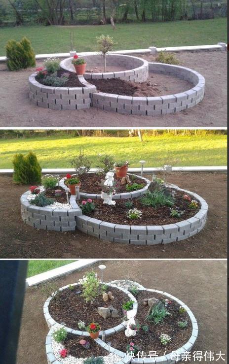 基础款|有院子就该捯饬,普通材料这么一弄有创意有美感,成本''两碗饭''