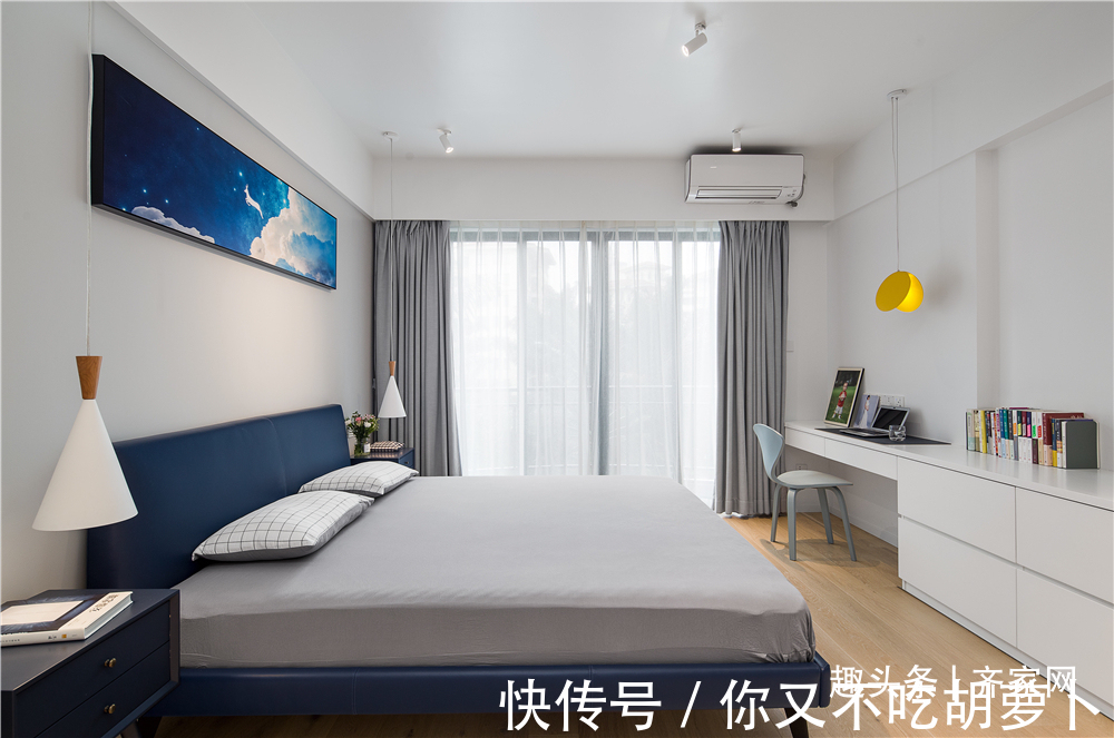 三居|123平精致三居,简约北欧风装修设计,为亲子互动留出更多空间