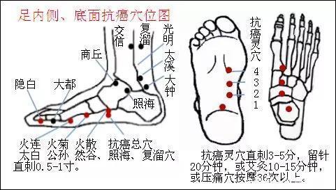 你的脚底，藏着5个抗癌穴