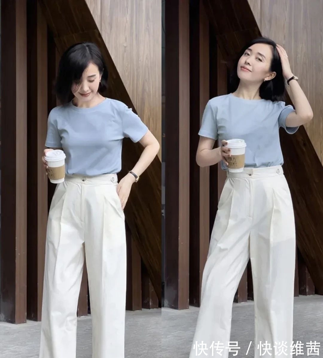 洋气|40岁女人扔掉“黑裤子”，选择这4条裤子，百搭还洋气