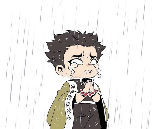 恋柱|《鬼灭之刃》角色与下雨天,蛇柱和恋柱秀恩爱,富冈义勇被讨厌了