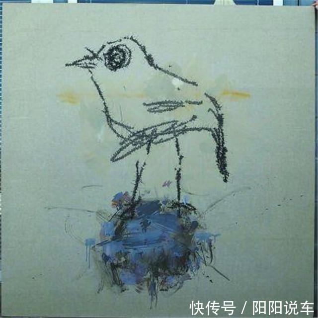 蒙娜丽莎&他画一只鸟卖了82万,网友吐槽:不如小学生,专家:往鸟眼睛里看