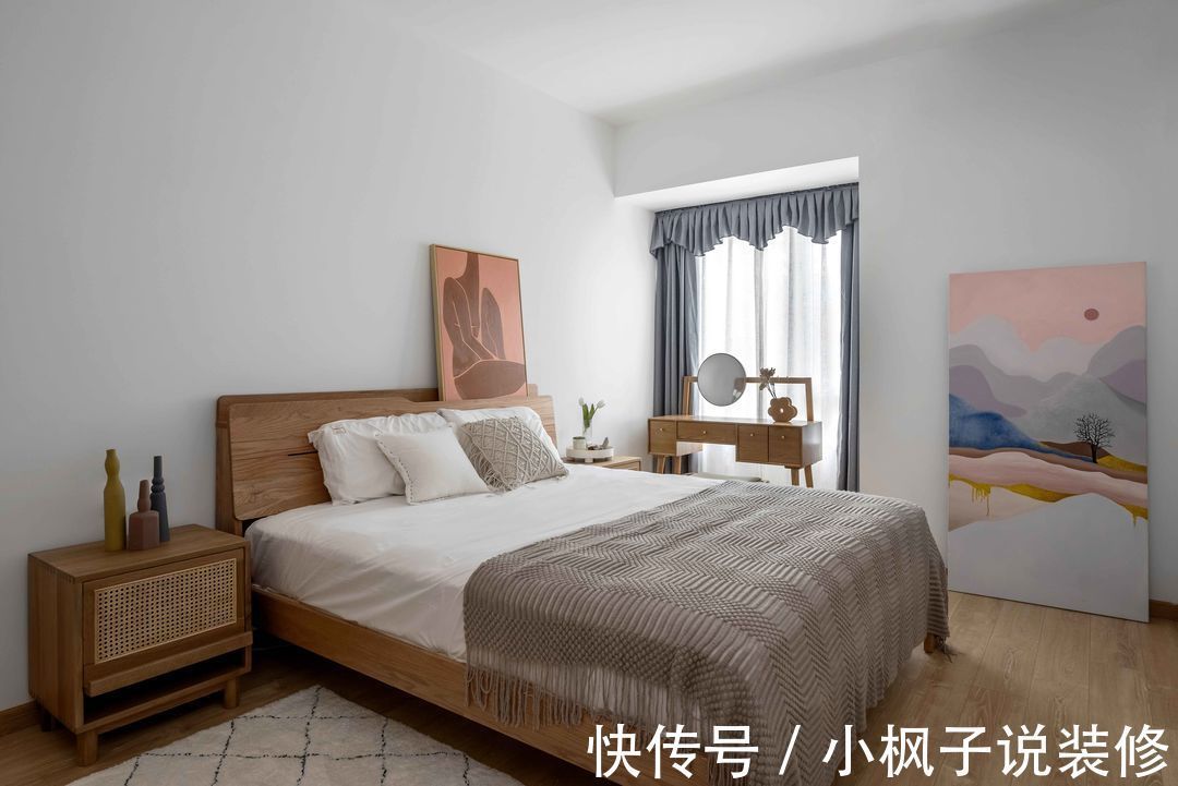 养眼|原木+白色,87㎡舒适养眼倍感亲切,给设计师点赞