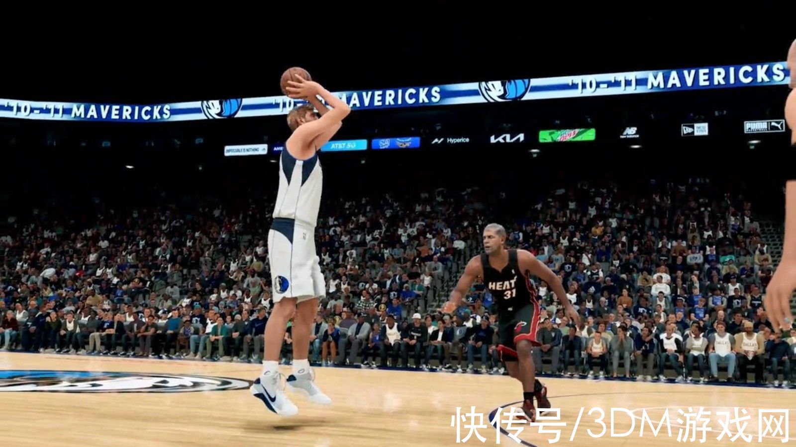 nb诺维斯基41号球衣退役 NBA2K官方发游戏版视频纪念