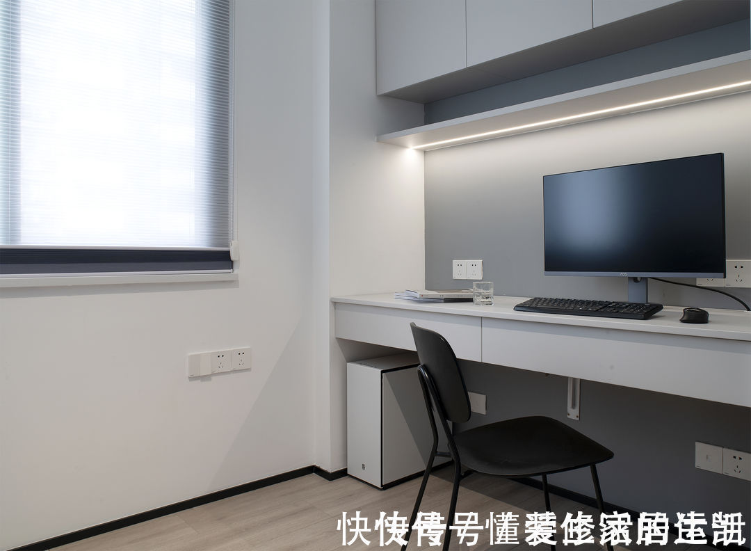 隔墙|80㎡实用主义装修,简约黑白灰色调,全屋简单又大气