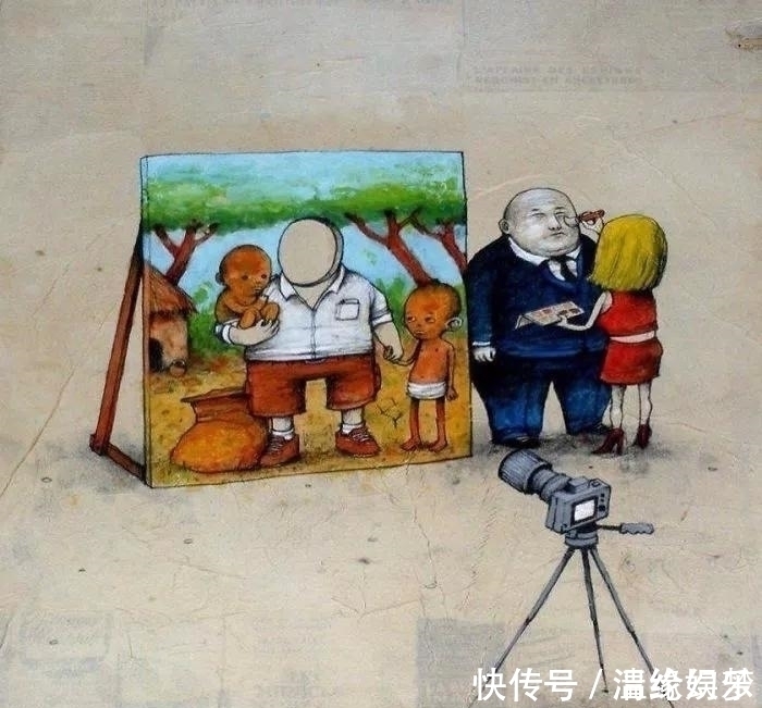 插画@这组内涵插画,刚看第一张笑喷了,看到第三张我就泪奔了