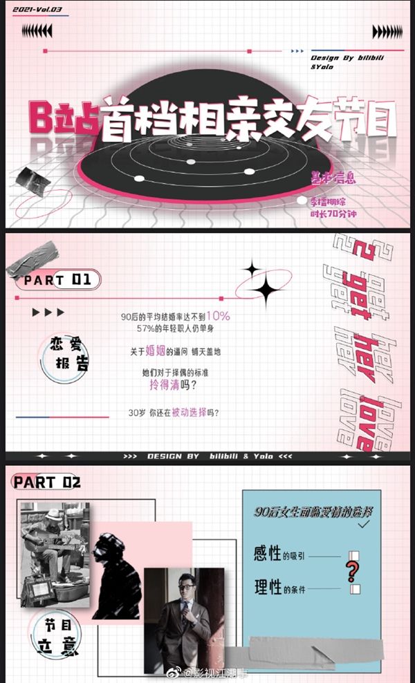 B站注册“九零婚介所”商标引热议 网友：二次元相亲节目？