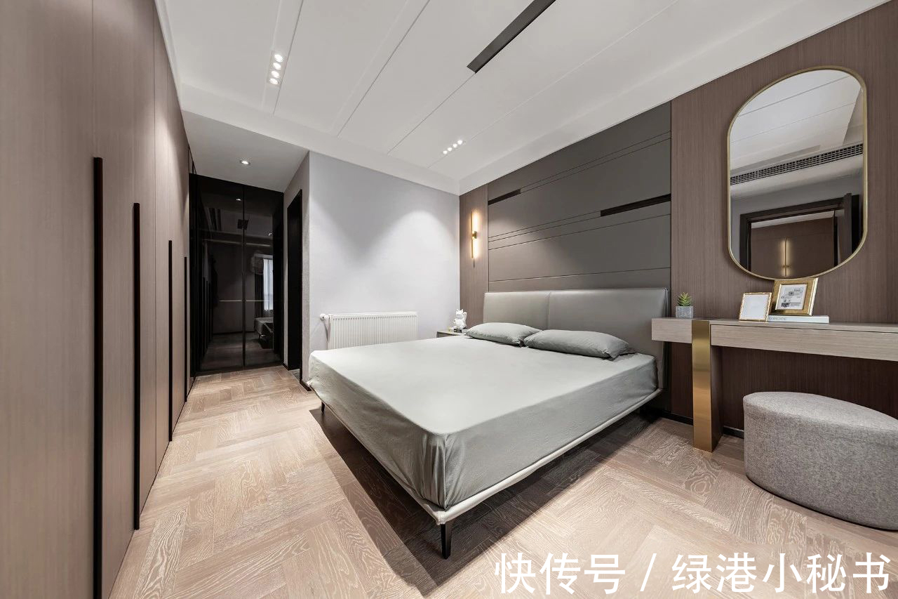 灰调|装修案例欣赏：绝绝子！仪式感满分的100平现代风设计！