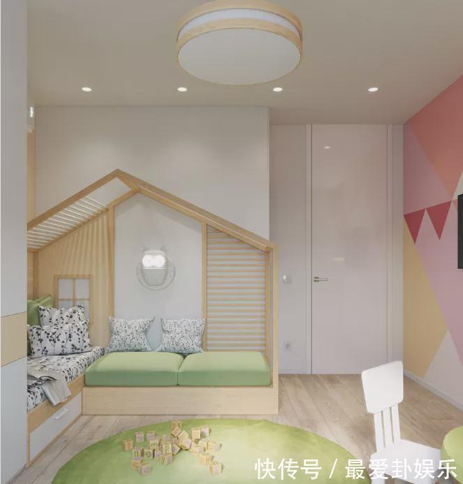 落地窗|126㎡简约新房,朋友说像设计图,开放式厨房还有超大落地窗