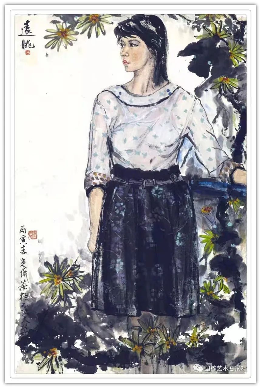 中美协!【书画贺年】冯东仪:恭祝全国人民新年快乐!