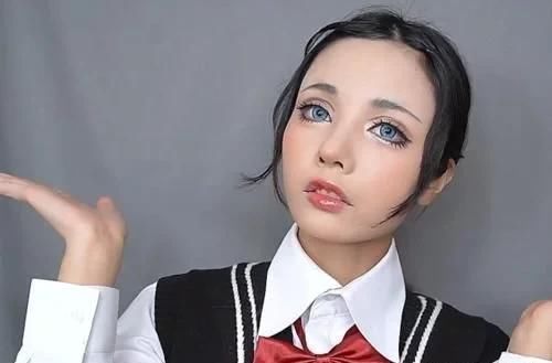 初中生仿妆“孙尚香”,刚开始勇气可嘉,成品一出秒变“颜粉”