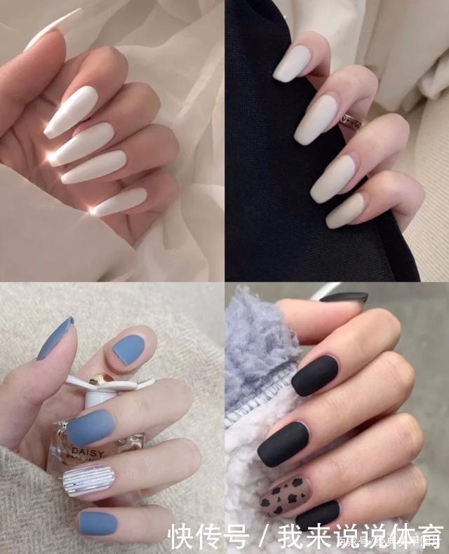 指甲|高级感超强的磨砂美甲,显白又显气质,哪个仙女不爱呢