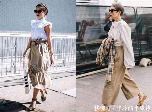 皮肤偏黄黑的女生,还是穿“淡漠色”最好看,时髦显白衬好气色