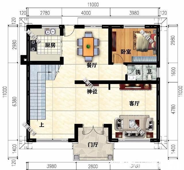 瓷瓦|简欧风格设计,面宽11米多的两栋农村别墅,网友们都说想盖一栋