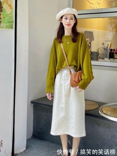 针织衫 韩系小姐姐的穿搭，清新脱俗超有少女感，每一套都很适合秋天！