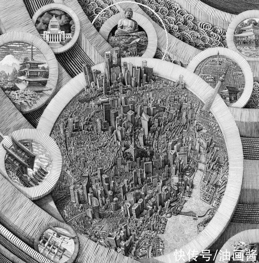 作品$这幅素描耗时1年半,画完后直接“封神”,网友:眼睛都看不过来