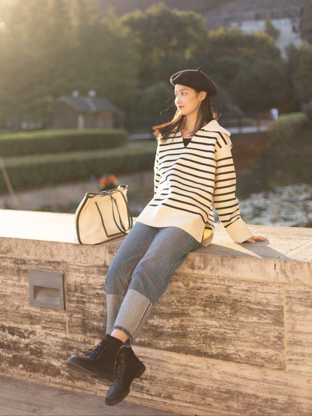 小个子们|小个子们会挑“毛衣”才显高,分享4个实用款,轻松打造大长腿