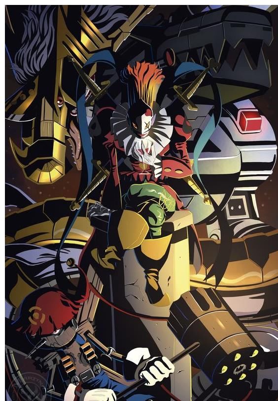 红莲骑士兽|被黑暗四天王团灭的四圣兽真正的实力是怎样的呢