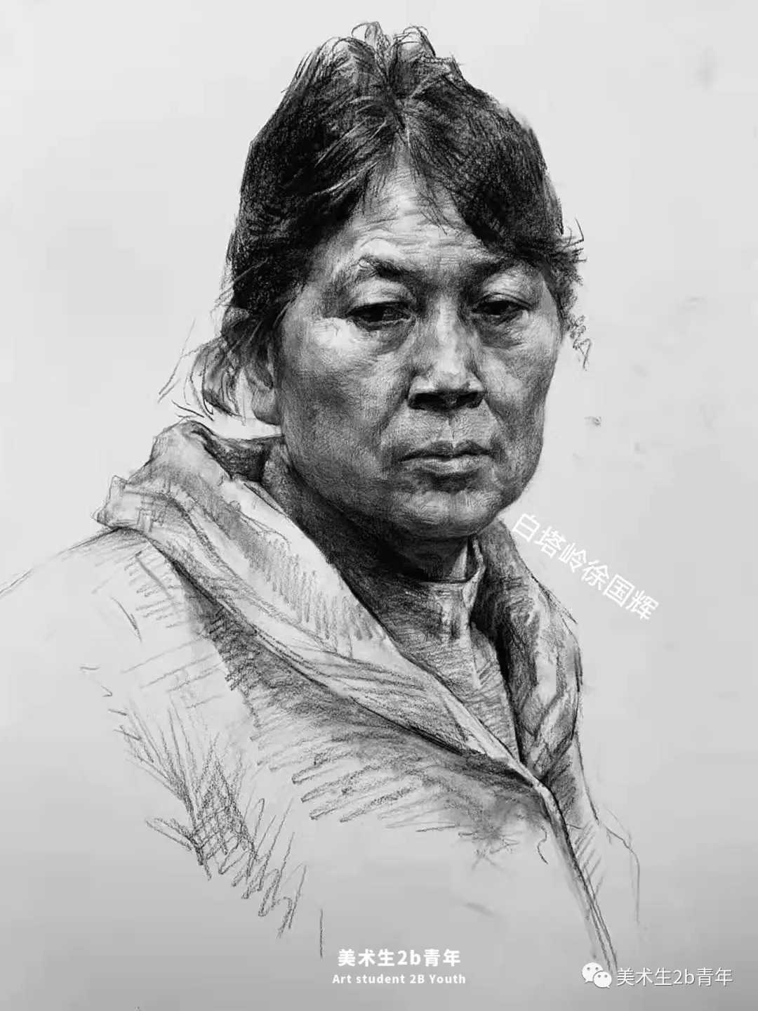形体##尚唯美画室#素描没有捷径,除非伦勃朗附你身——徐国辉