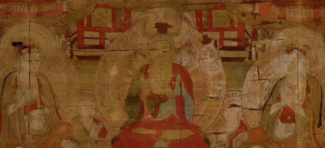 画说藏经洞系列--释迦牟尼净土图