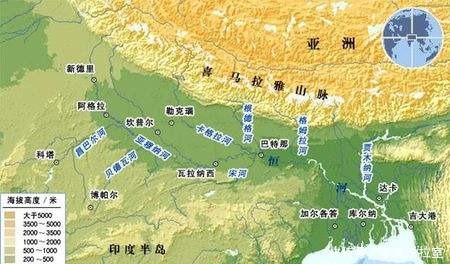 尼泊尔 发源于中国,流入印度的三条河流