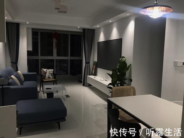 电视柜|我的家终于毕业了,就喜欢这样白的装修,进门就能马上被迷住