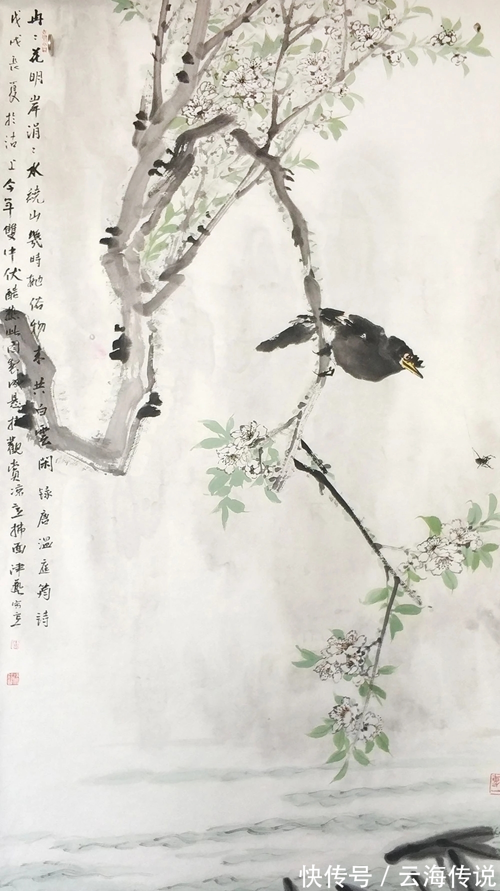 孙其峰|用笔飘逸，墨色静雅，卢津艺写意花鸟画