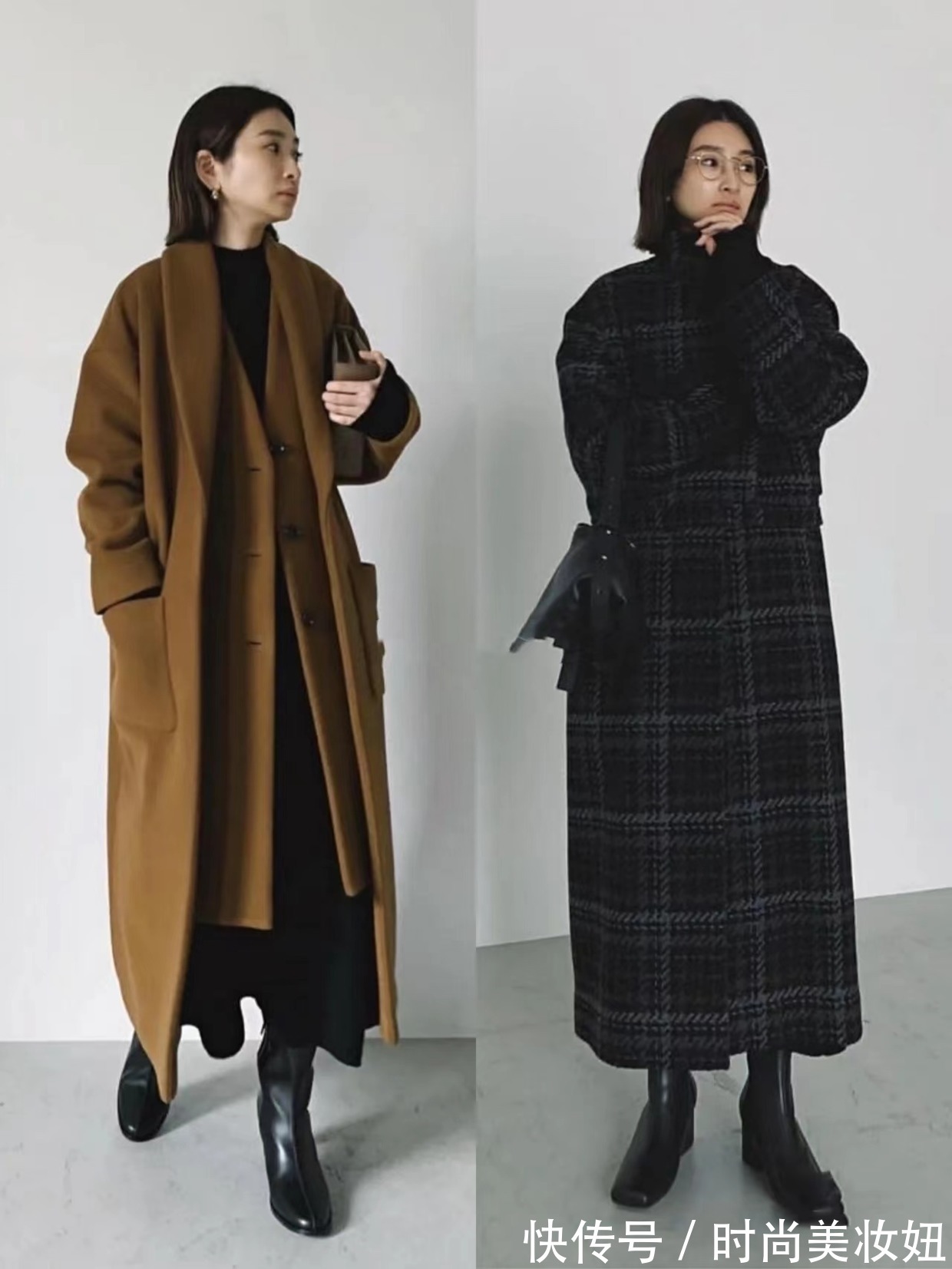搭配 真正有气质的女人,都爱大衣配阔腿裤,藏肉不说还显气质