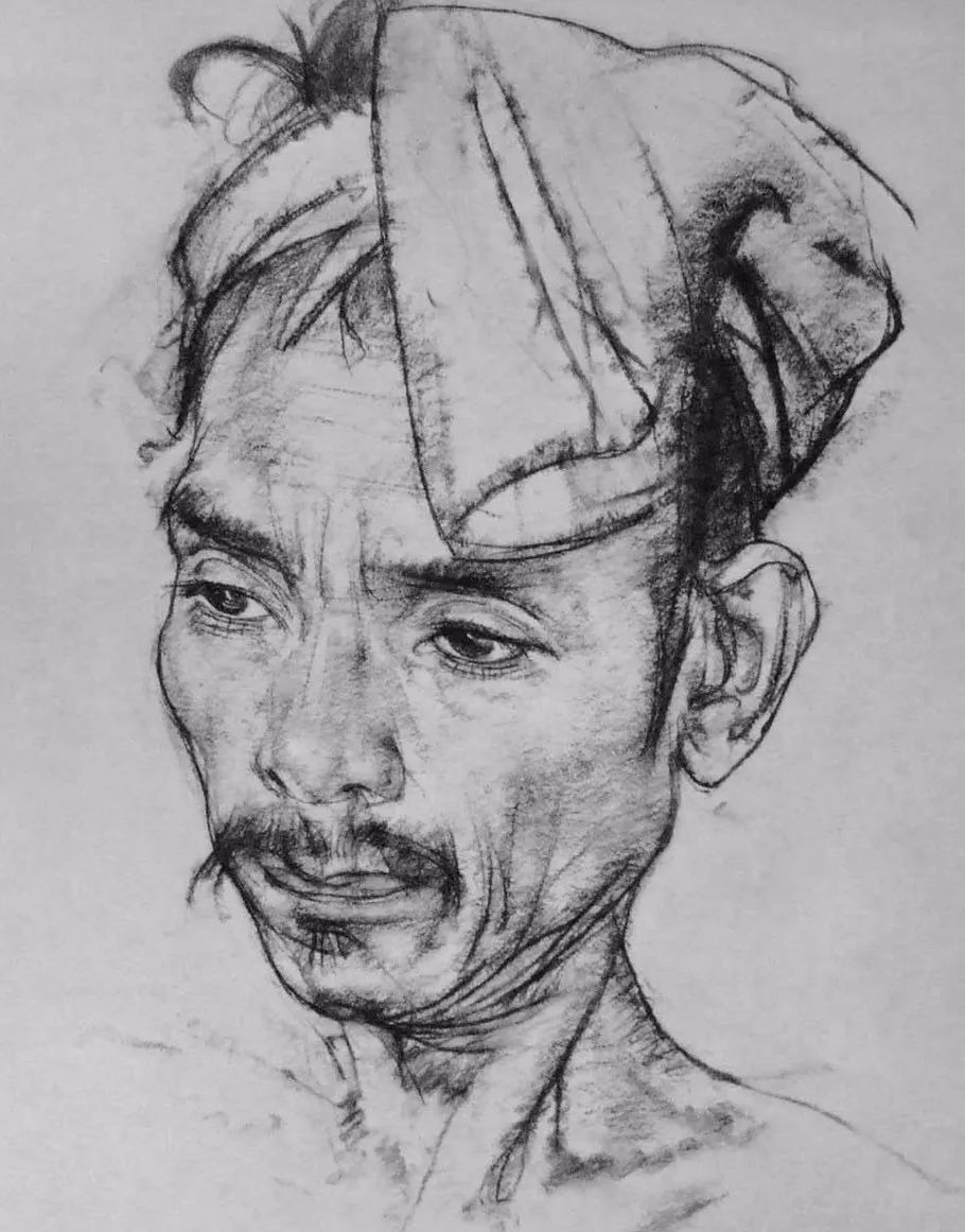 陶斯$如果没有一定的素描功底，是画不出这样经典作品的