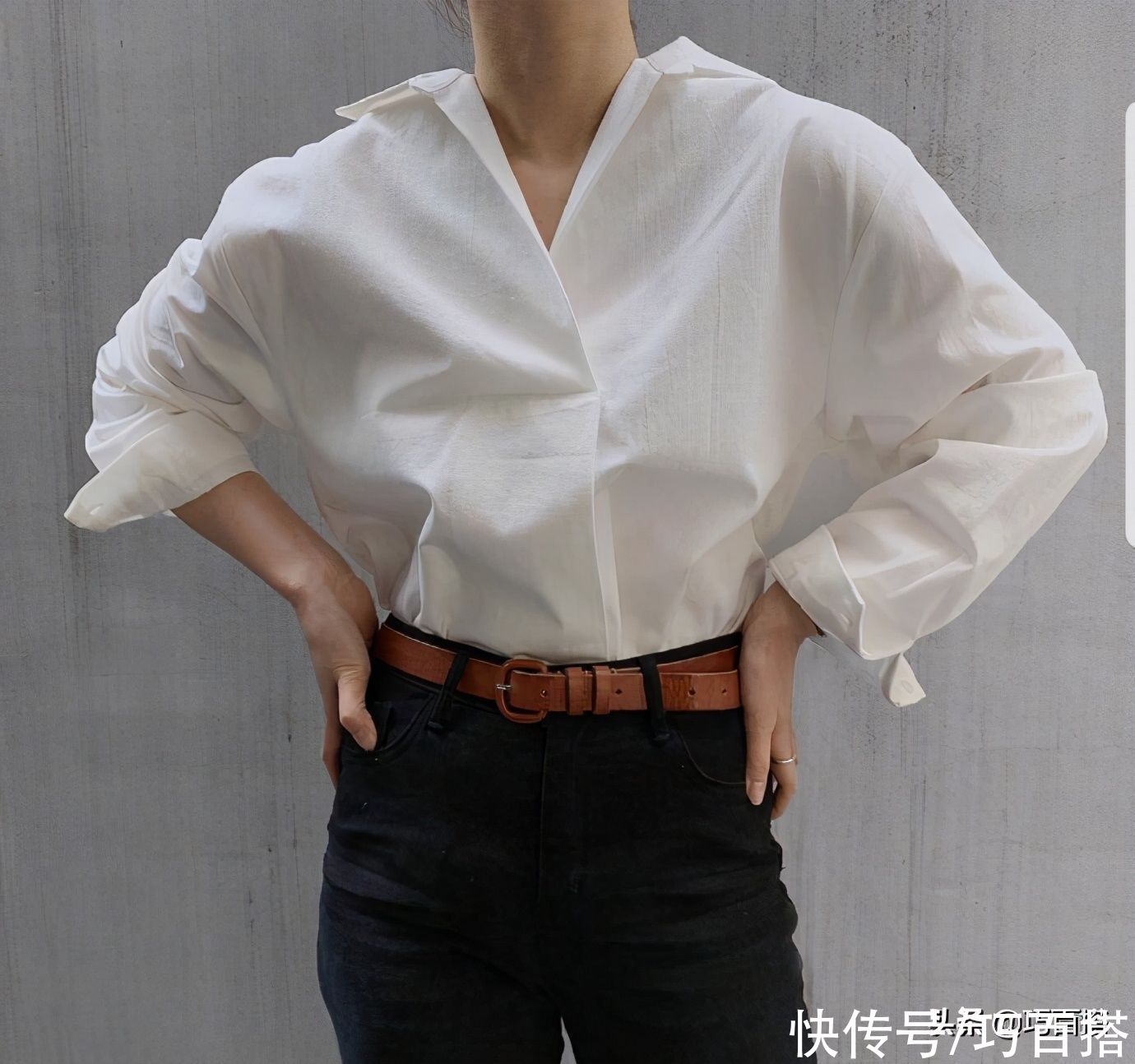 春季如何搭配？一件白衬衫搞定所有，高级气质让人心动