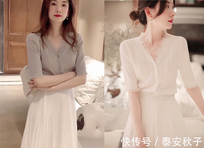 小姐姐|今夏“对襟衫”这样穿:才够气质!