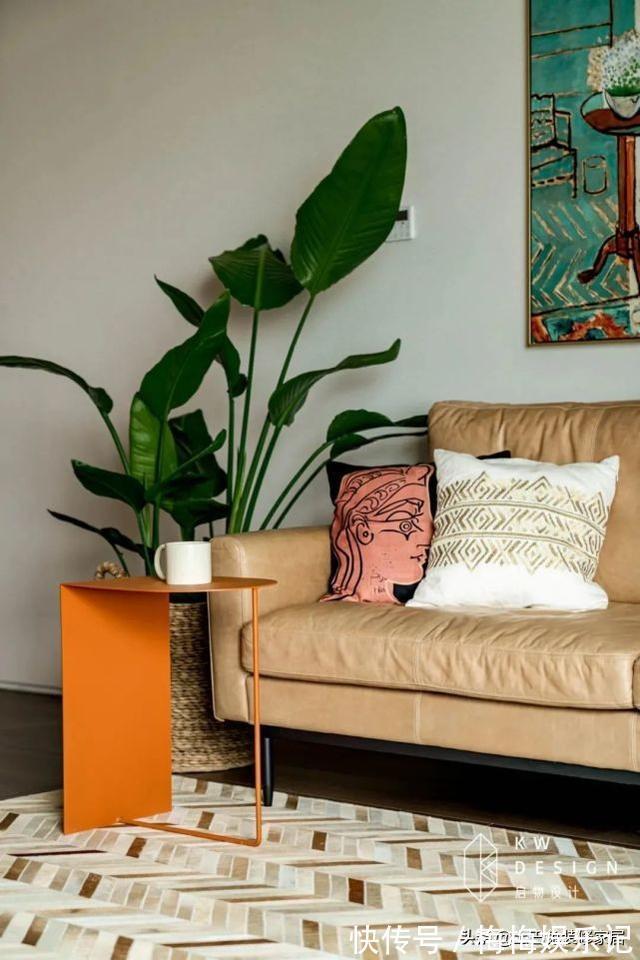 茶几|客厅没有茶几,空间却瞬间高级?看看她74㎡的家是怎么做的