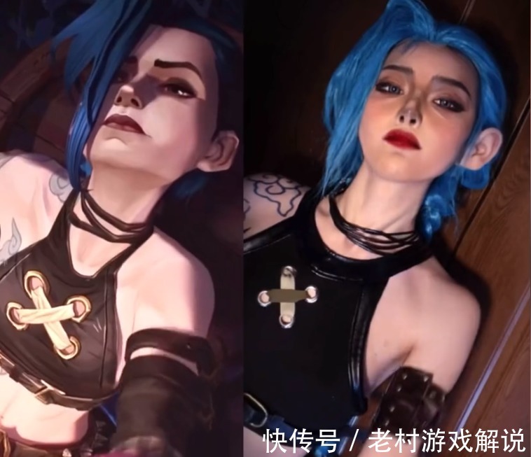 角色们|小柔的经典cos角色,梅菲斯灵动金克丝还原,最后一个打破次元壁