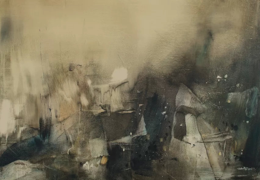 薄暮#[第七届庐山水彩节邀请嘉宾]姚波艺术作品展