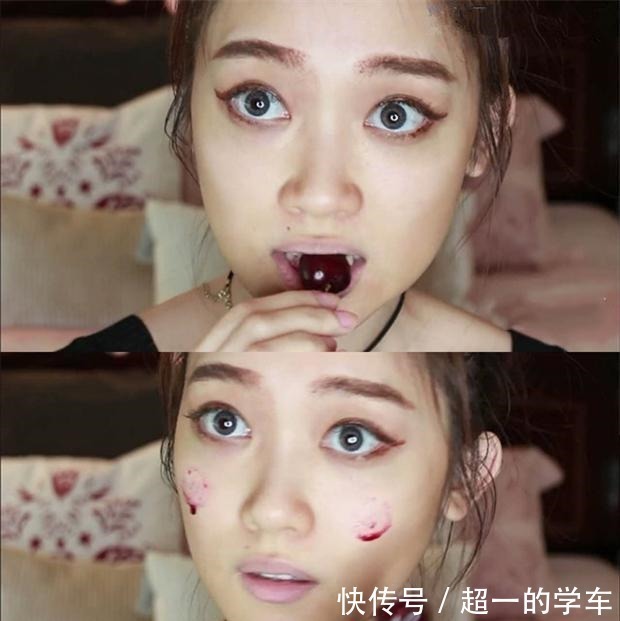 美妆博主 用巧克力豆随机化妆有多难博主涂绿粉底画蓝眉毛,全妆却超惊艳!